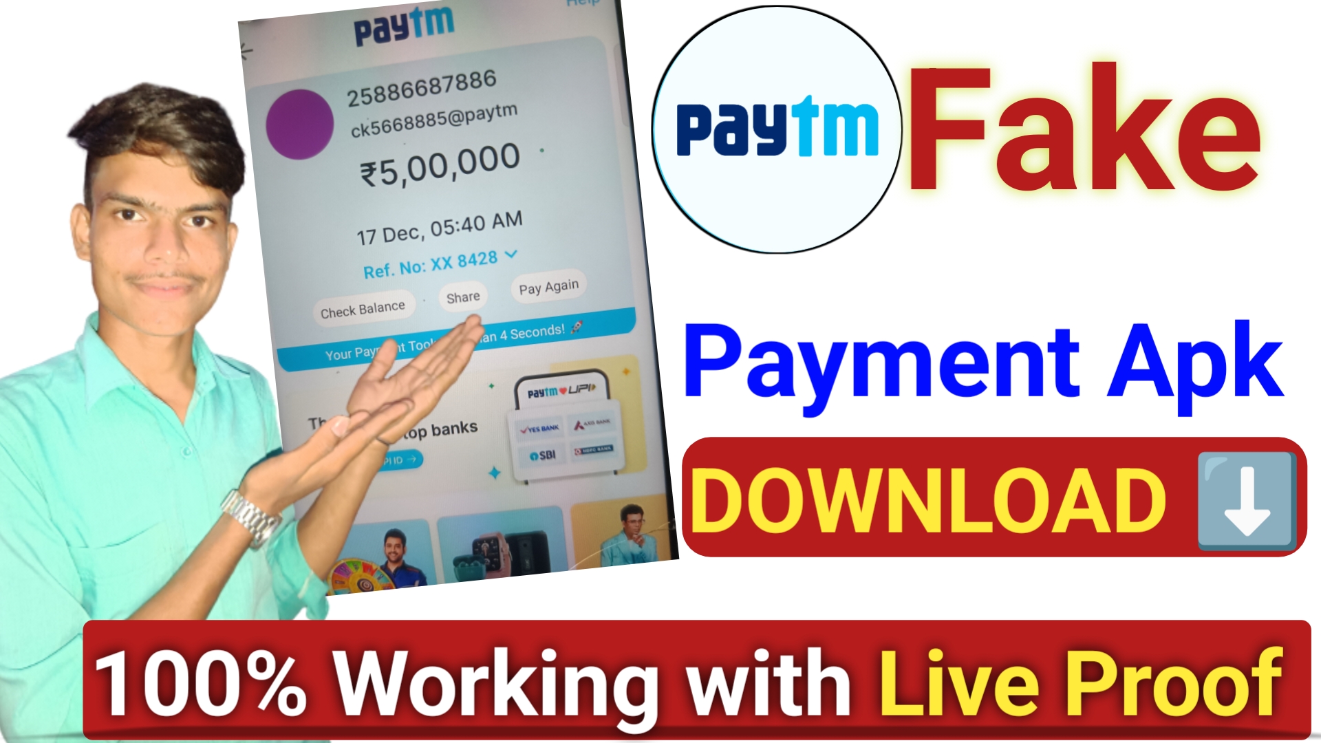 How to download fake Paytm apk. Prank payment apk download kaise kare